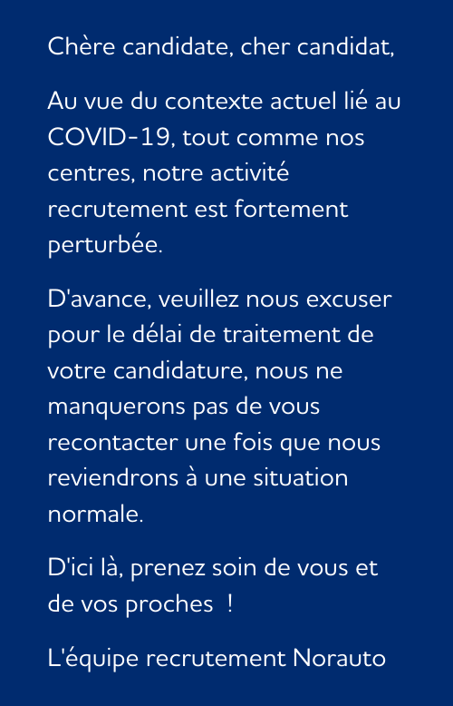 Norauto Recrute : Norauto recrute